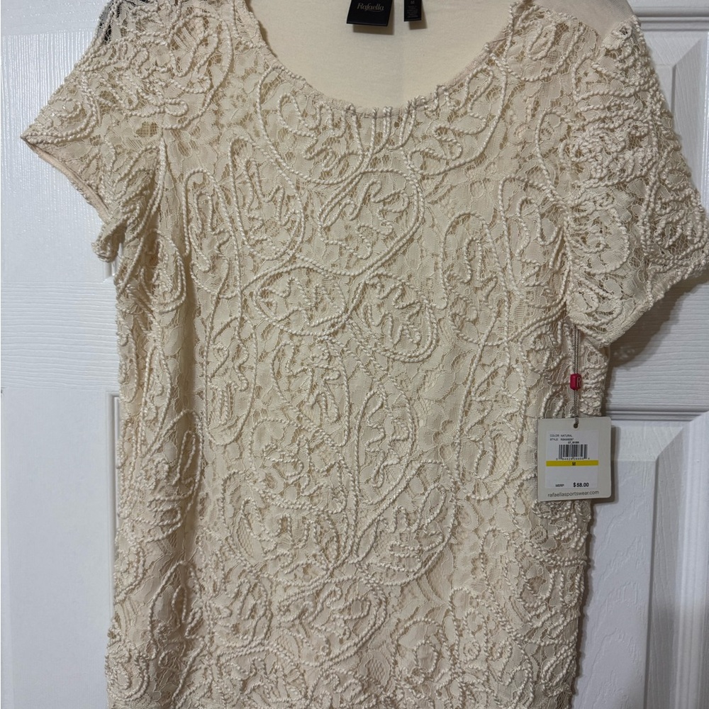 Delicate Lace Beige Top
